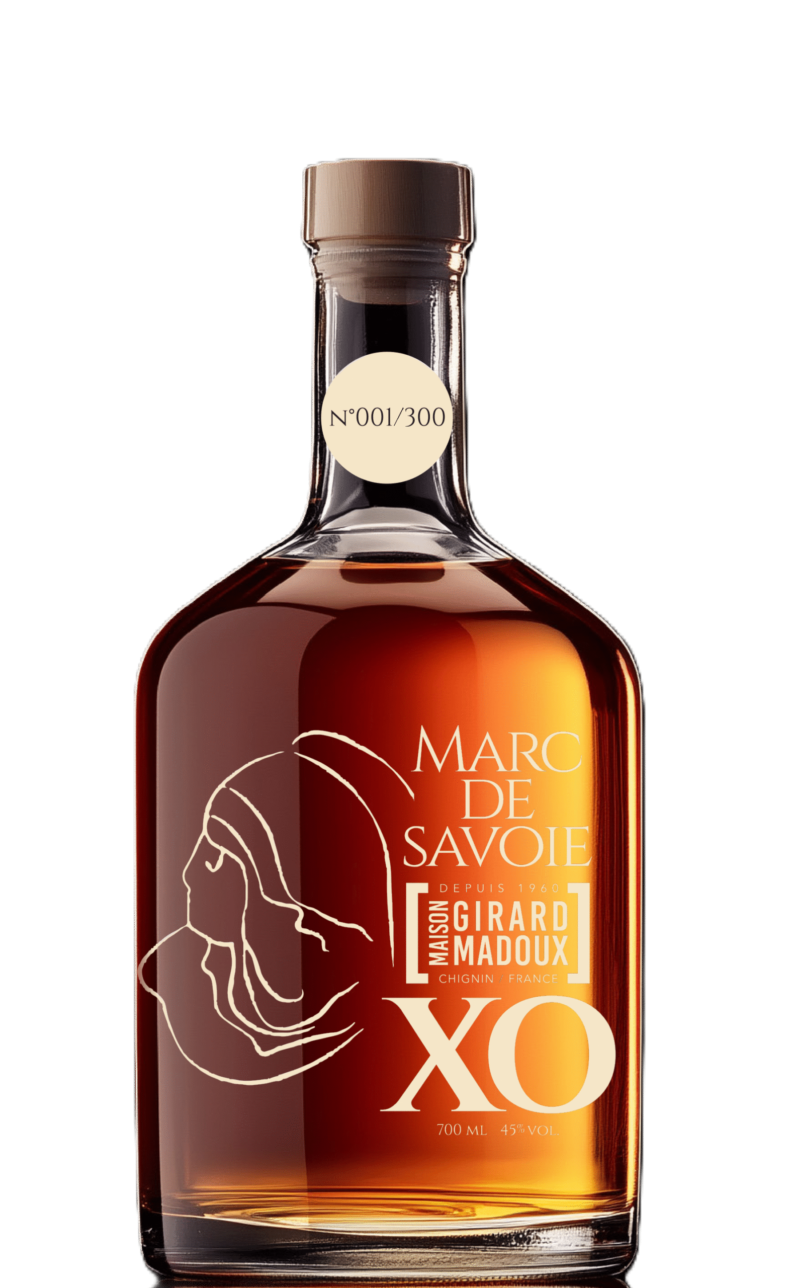 Maison Girard-Madoux Marc de Savoie XO Bouteille de Marc de Savoie XO, 10 ans d'âge, inédit et unique